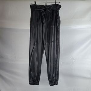Faux Leather Pants size Large